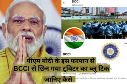 bcci blue tick: पीएम मोदी के इस फरमान के बाद बीसीसीआई से छिन गया ट्विटर का ब्लू टिक