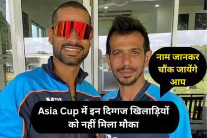 Asia Cup: टीम इंडिया में नहीं मिला इन दिग्गज खिलाड़ियों को मौका