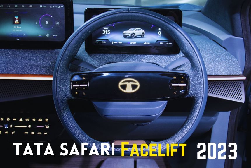Tata Safari 2023 facelift लॉन्च से पहले ही आ गई सारी सच्चाई सामने, मिल रही है यह सुविधा
