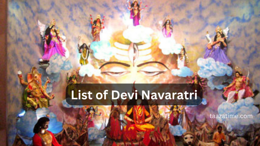 List of Devi Navaratri