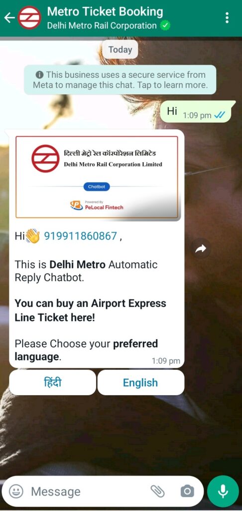 book-metro-ticket-through-whatsapp