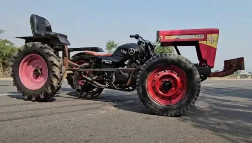 Bajaj Pulsar Modified Mini Tractor