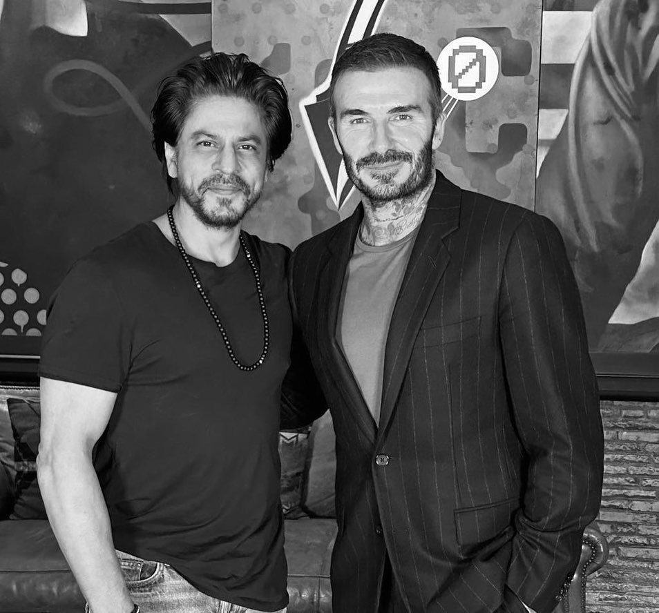 Shah Rukh Khan And David Beckham