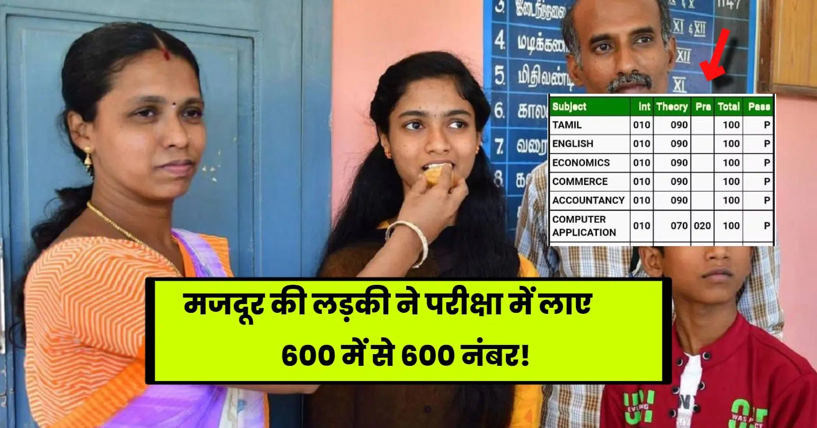 Tamil Nadu 12th Board Exam Topper