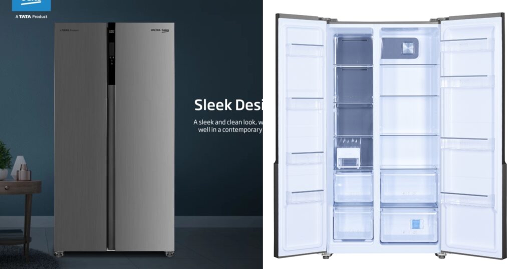 Voltas Beko by A Product 563 L Frost Free Side by Side Refrigerator