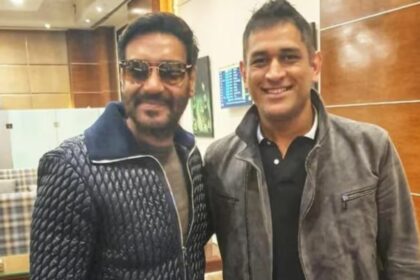 Ajay Devgn & Ms Dhoni Viral Photo