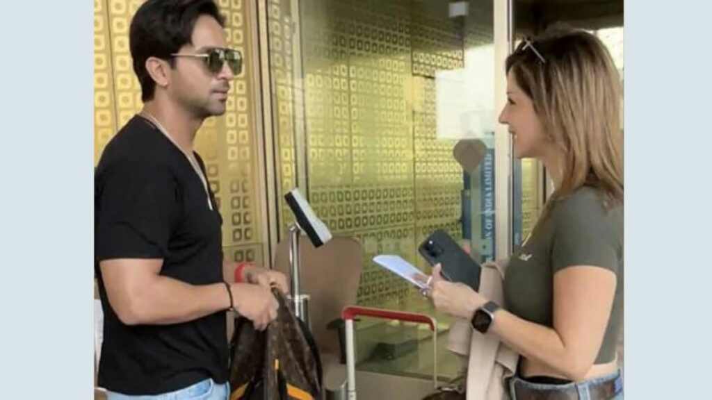 Sussanne Khan And Arslan Goni Airport Video