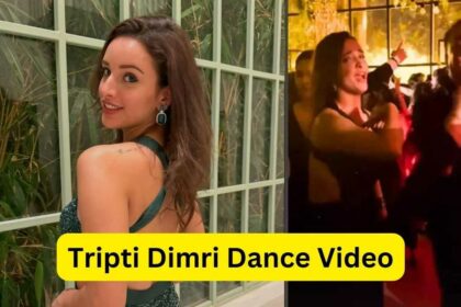 Tripti Dimri Dance Video