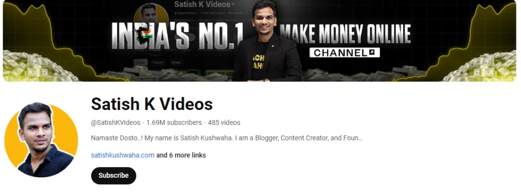 Satish K Videos Income: इस YouTuber ने कमा डाले 1 साल में एक करोड़ रुपए, जाने पूरी डिटेल्स
