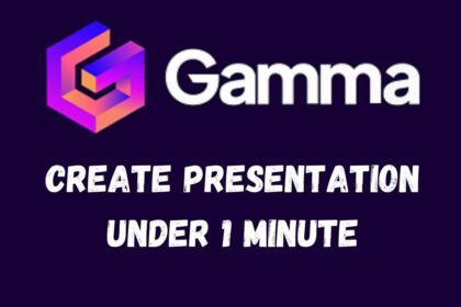 Create Presentation Under 1 Minute