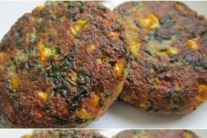 Palak Corn Tikki