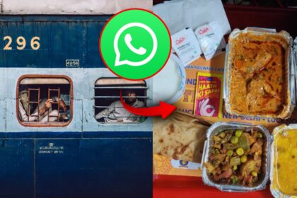 Train Food Through WhatsApp