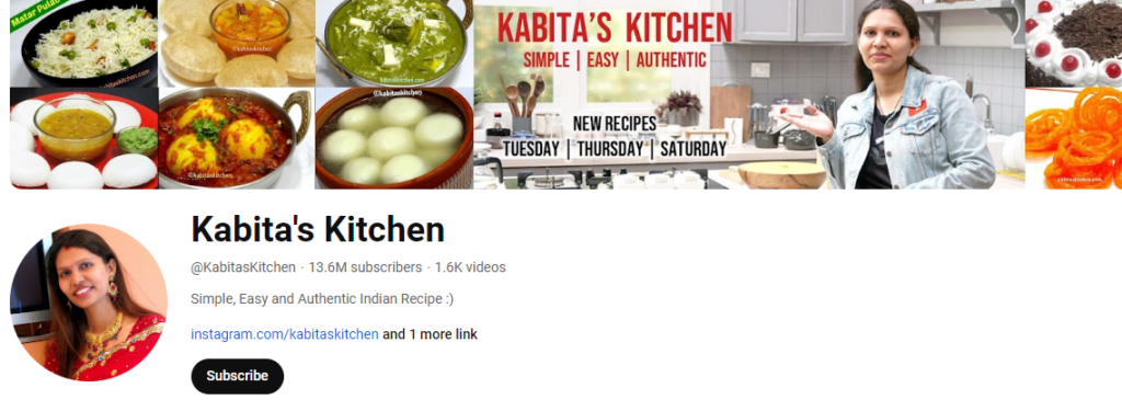 Kabita Kitchen YouTube 