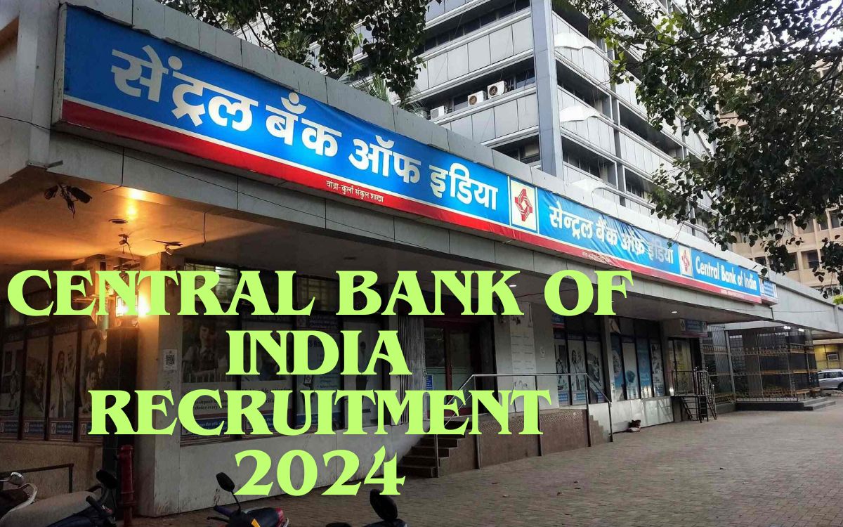 Central Bank Of India Recruitment 2024