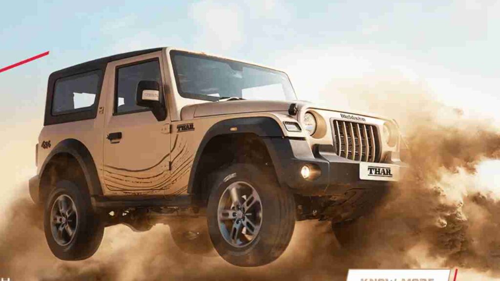 Mahindra Upcoming SUVs Thar 5-Door