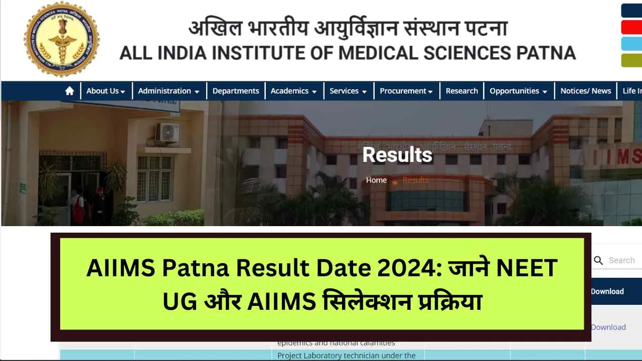 AIIMS Patna Result Date 2024