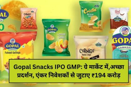 Gopal Snacks IPO GMP