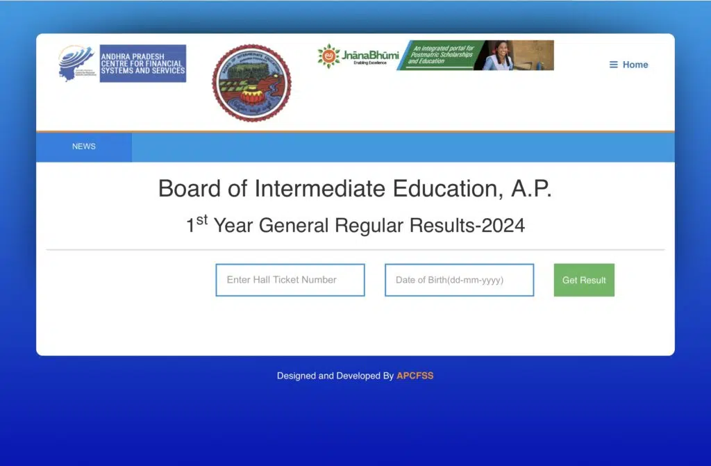 AP Inter Result 2024, Check Online