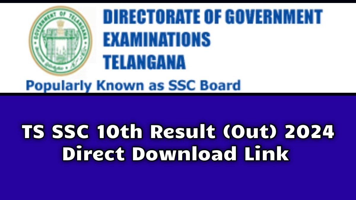 SSC Result 2024 Telangana