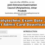 UP Polytechnic Exam Date