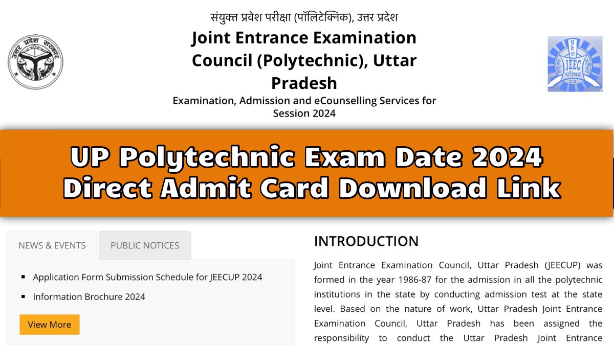 UP Polytechnic Exam Date