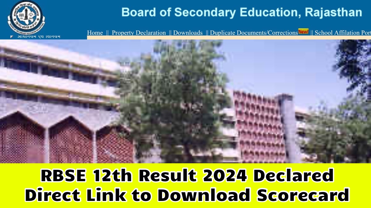 RBSE 12th Result