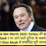 Elon Musk Net Worth