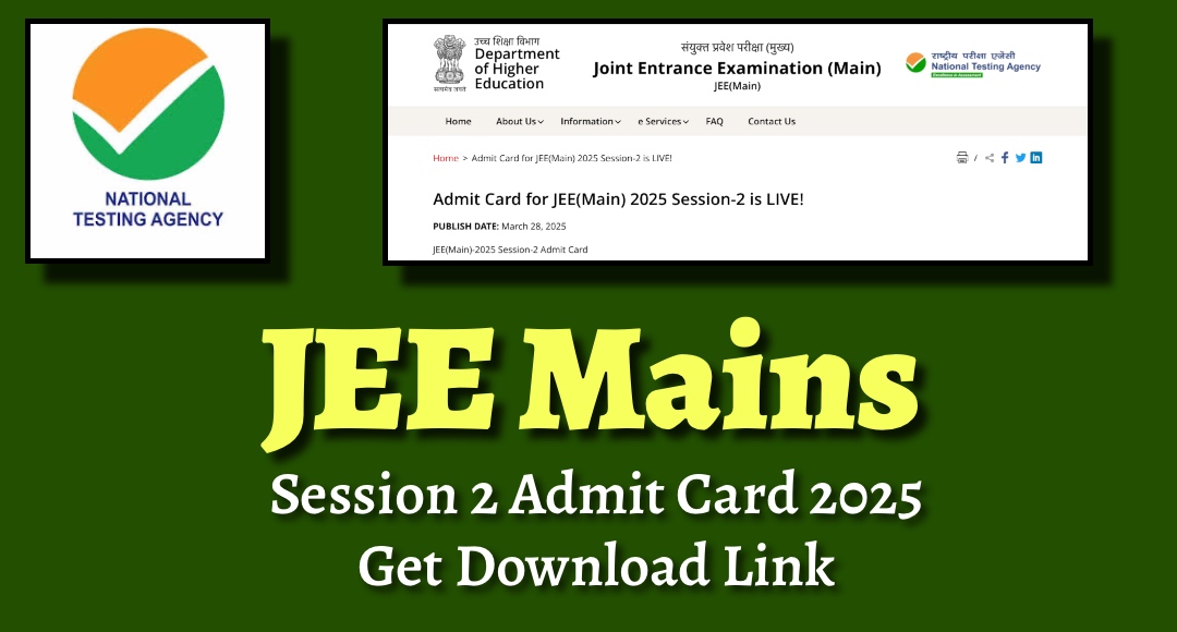JEE Mains Session 2 Admit Card